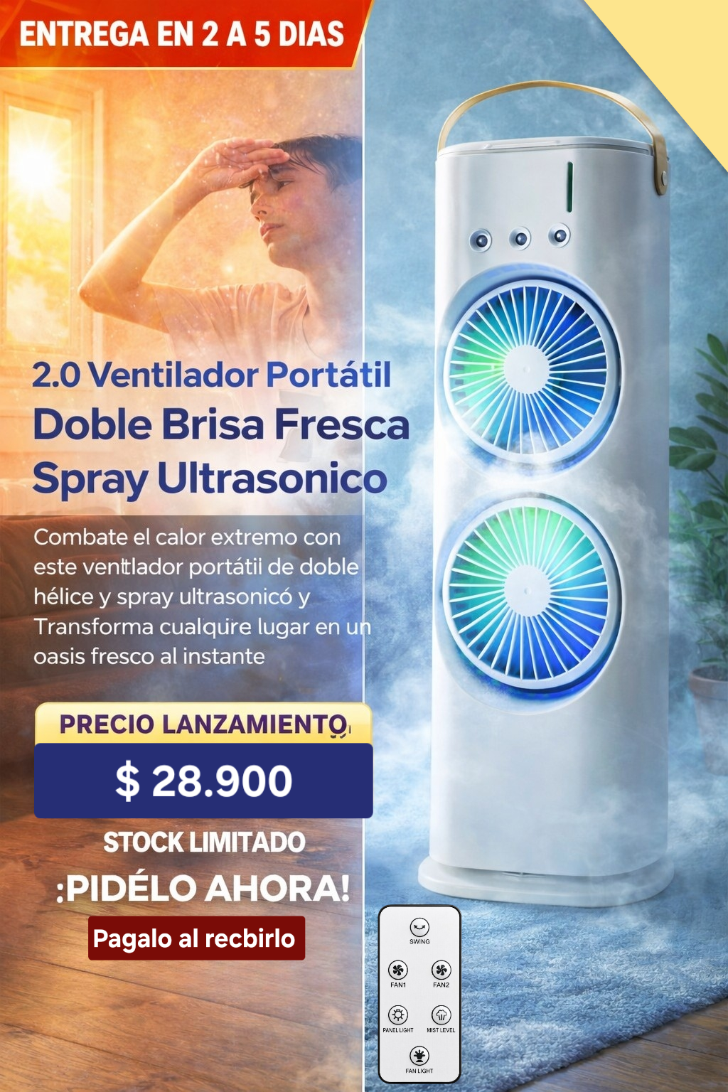 - 𝟐.𝟎 𝐕𝐞𝐧𝐭𝐢𝐥𝐚𝐝𝐨𝐫 𝐏𝐨𝐫𝐭á𝐭𝐢𝐥 𝐃𝐨𝐛𝐥𝐞 𝐁𝐫𝐢𝐬𝐚 𝐅𝐫𝐞𝐬𝐜𝐚 𝐒𝐩𝐫𝐚𝐲 𝐔𝐥𝐭𝐫𝐚𝐬𝐨𝐧𝐢𝐜𝐨