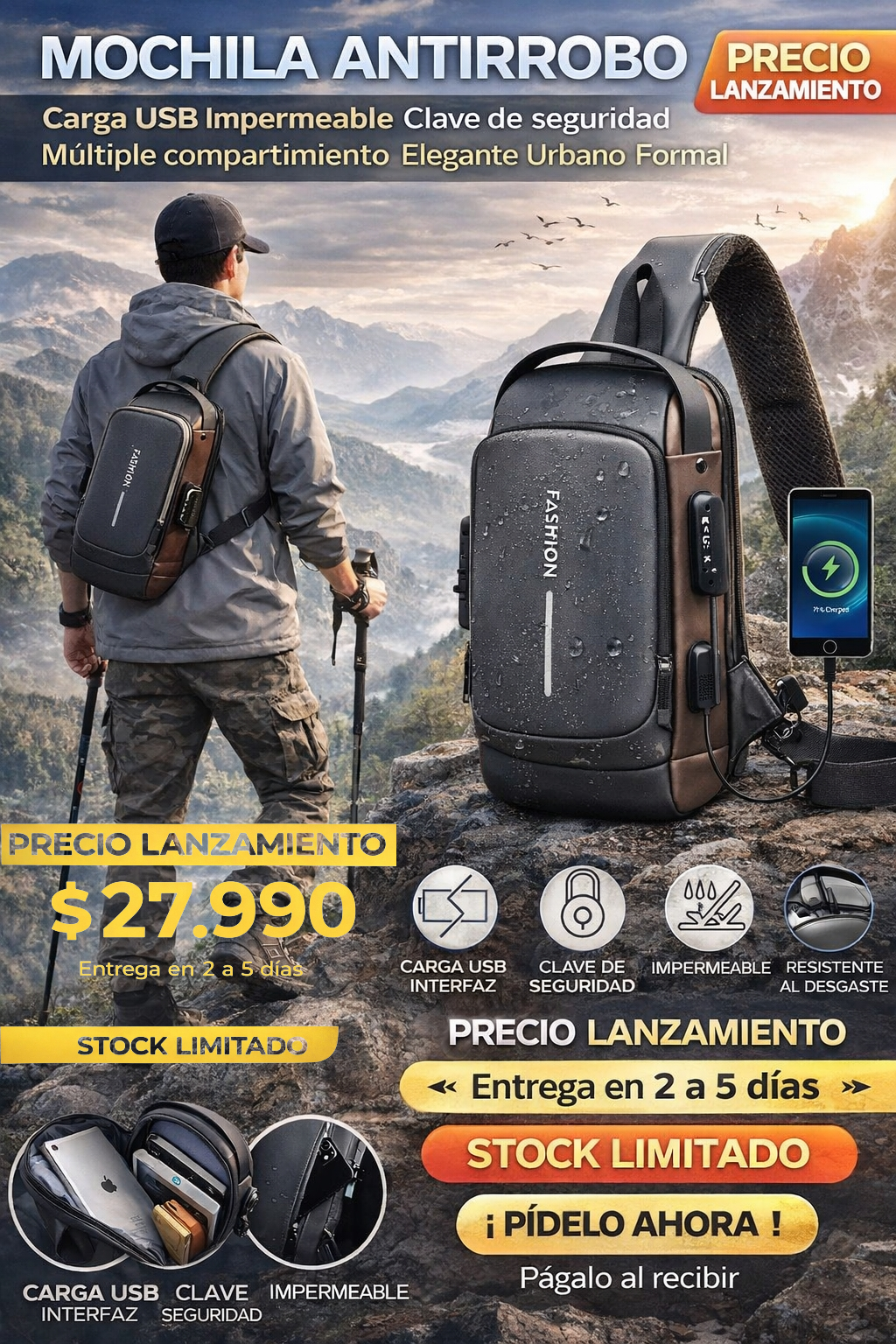 - 𝐌𝐨𝐜𝐡𝐢𝐥𝐚 𝐀𝐧𝐭𝐢𝐫𝐫𝐨𝐛𝐨 𝐜𝐨𝐧 𝐂𝐥𝐚𝐯𝐞 𝐲 𝐔𝐒𝐁